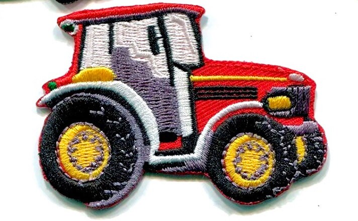 Tractor Patch Truck John Deere Style Patches Iron On Ready Bulldozer Brand New YOUR CHOICE or Buy All 3 SAVE! Dump Haul Construction Dozer