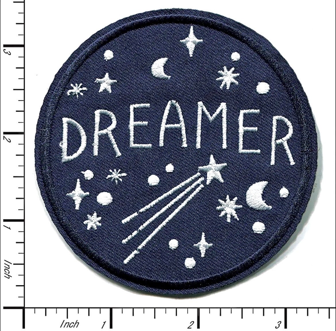 DREAMER Patch Moon Patch Iron on Patch Brand New High Quality! - Outer Space - Dream Catcher - Camping - Outdoors