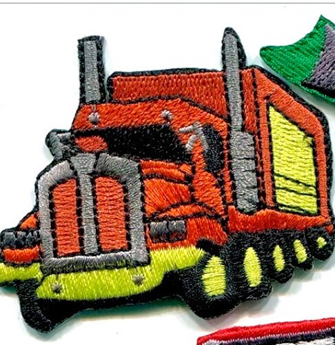 Tractor Patch Truck John Deere Style Patches Iron On Ready Bulldozer Brand New YOUR CHOICE or Buy All 3 SAVE! Dump Haul Construction Dozer