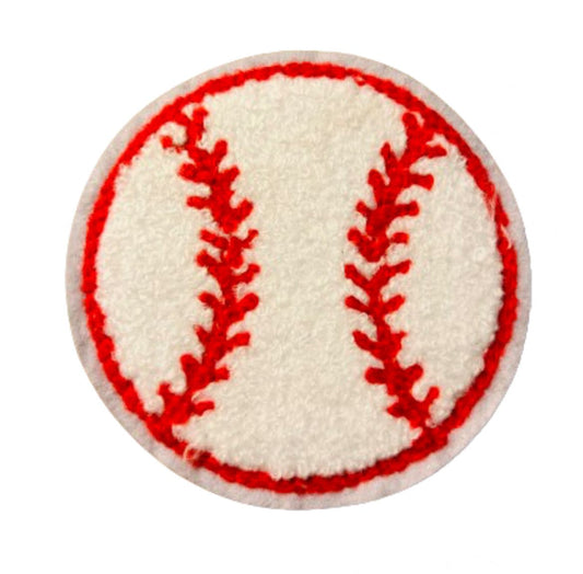 Baseball Iron On Ready Patch Chenille Patch Filler Patch Hat Bar Sports