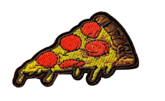 Pizza Patch Iron On Ready Patch Brand New Embroidered Can Also Sew On Pizza Cheese Pepperoni